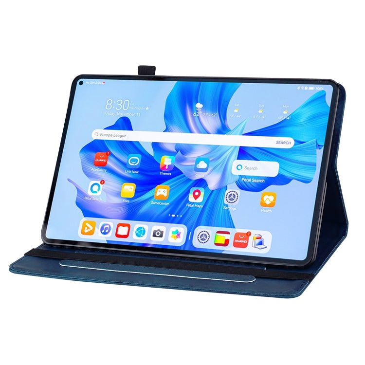 For Huawei MatePad Pro 11 2022 Skin Feel Solid Color Zipper Leather Tablet Case