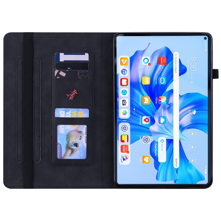 For Huawei MatePad Pro 11 2022 Skin Feel Solid Color Zipper Leather Tablet Case