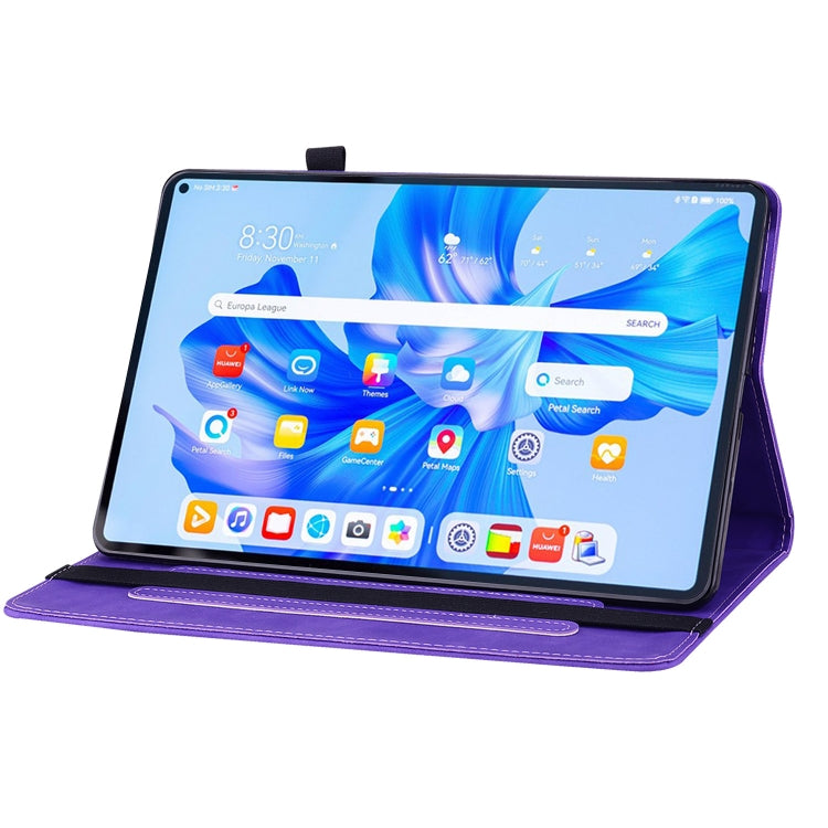 For Huawei MatePad Pro 11 2022 Skin Feel Solid Color Zipper Leather Tablet Case