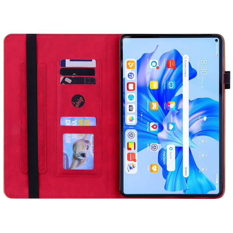 For Huawei MatePad Pro 11 2022 Skin Feel Solid Color Zipper Leather Tablet Case