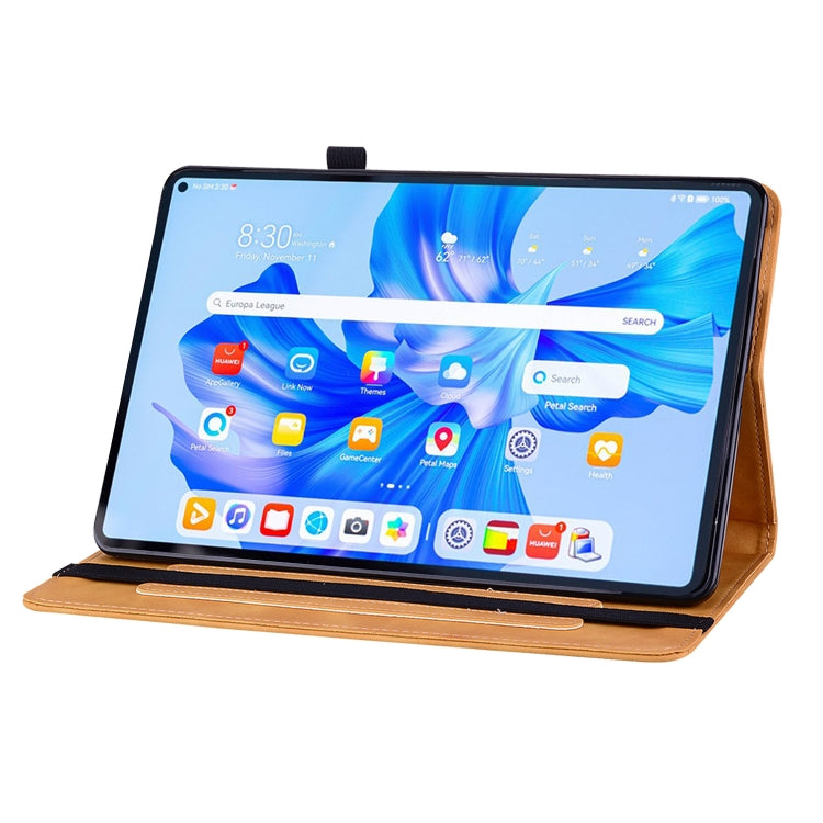 For Huawei MatePad Pro 11 2022 Skin Feel Solid Color Zipper Leather Tablet Case