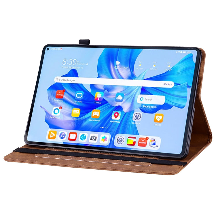 For Huawei MatePad Pro 11 2022 Skin Feel Solid Color Zipper Leather Tablet Case