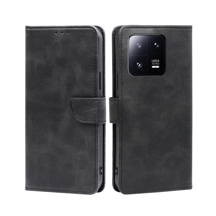 For Xiaomi 13 Pro Calf Texture Buckle Flip Leather Phone Case