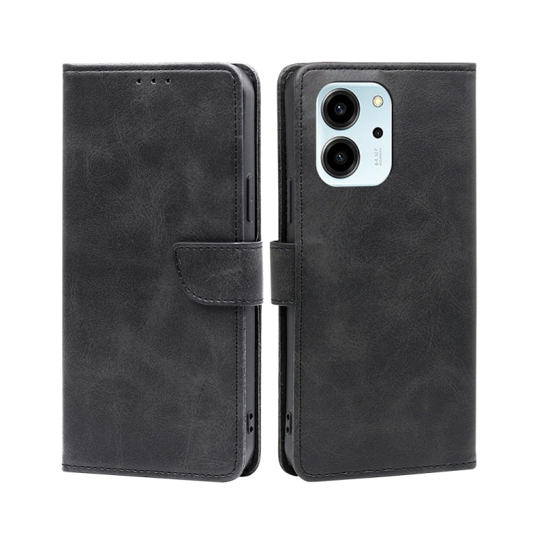 For Honor 80 SE Calf Texture Buckle Flip Leather Phone Case