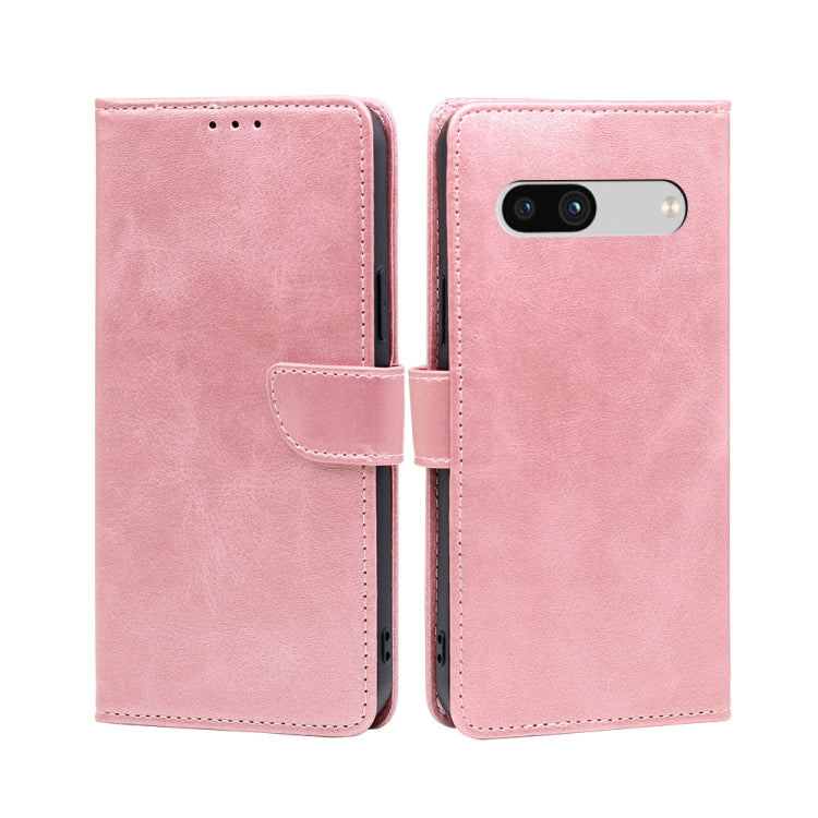 For Google Pixel 7a Calf Texture Buckle Flip Leather Phone Case