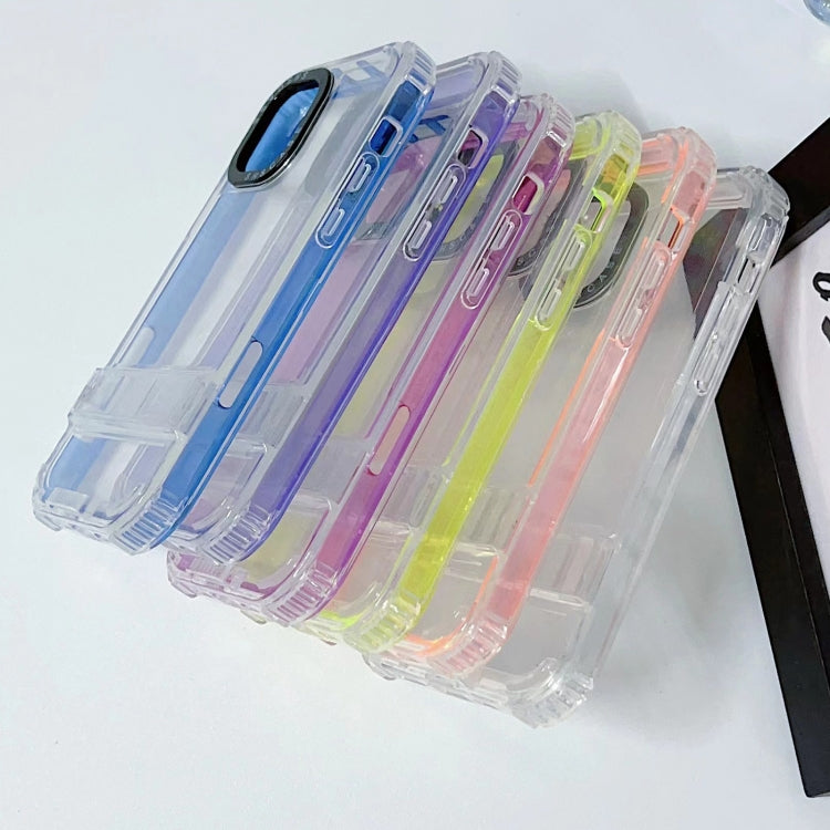 For iPhone 15 Pro 2 in 1 360 Invisible Holder Phone Case