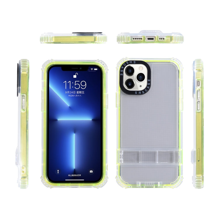 For iPhone 15 Pro 2 in 1 360 Invisible Holder Phone Case