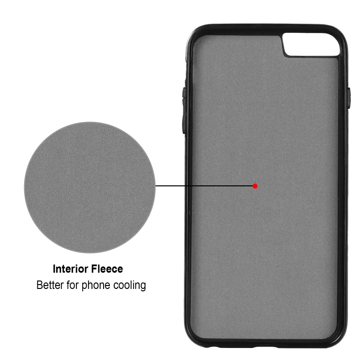 For iPhone SE 2020 / SE 2022 / 7 / 8 Rhombic PU Leather Phone Case with Ring Holder