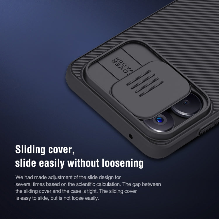 For Realme 10 4G NILLKIN Black Mirror Series Camshield PC Phone Case