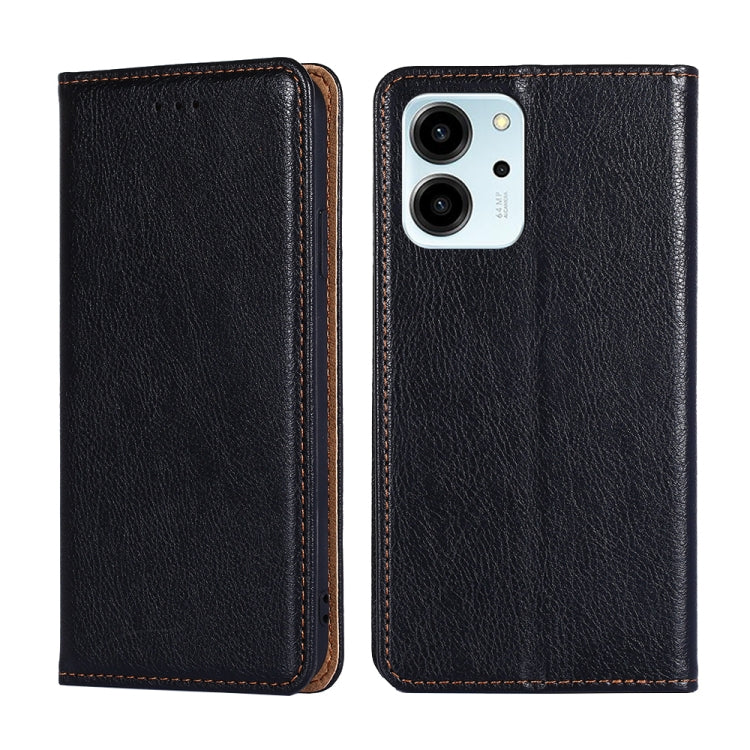 For Honor 80 SE Gloss Oil Solid Color Magnetic Leather Phone Case