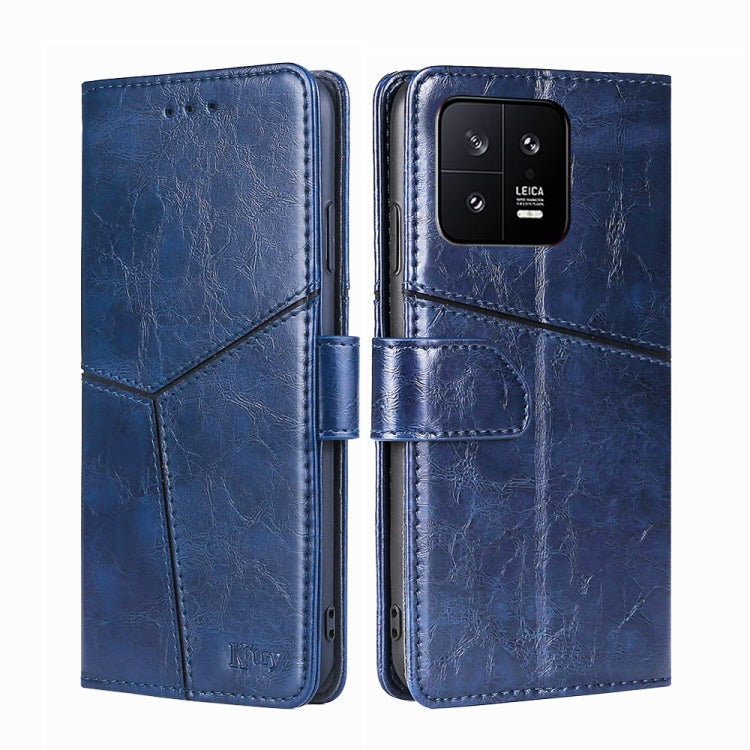 For Xiaomi 13 Geometric Stitching Horizontal Flip Leather Phone Case
