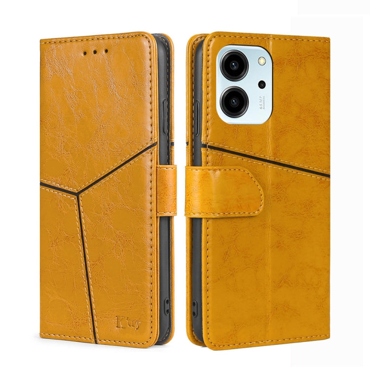 For Honor 80 SE Geometric Stitching Horizontal Flip Leather Phone Case