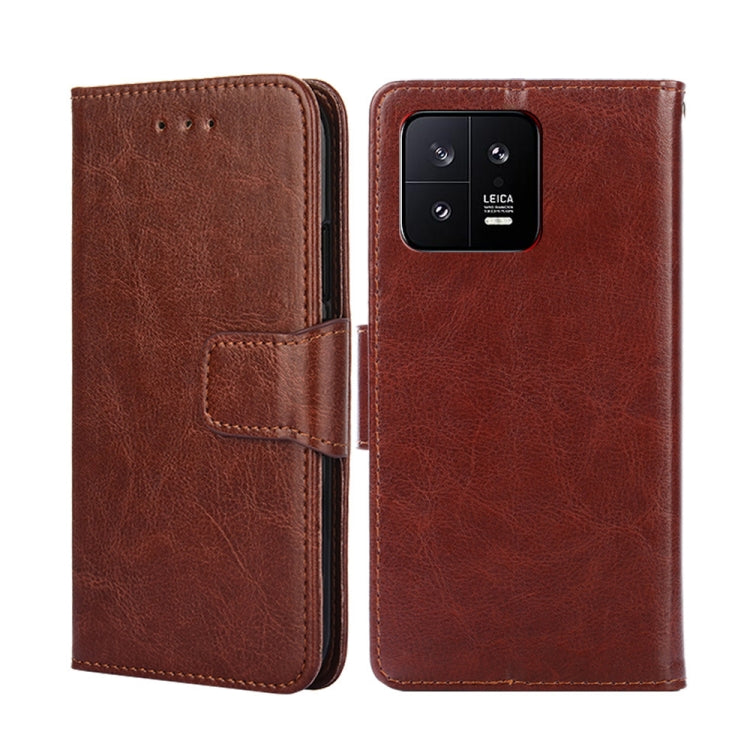 For Xiaomi 13 Crystal Texture Leather Phone Case