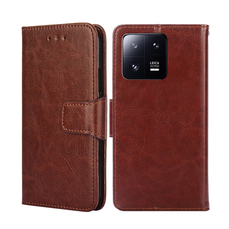 For Xiaomi 13 Pro Crystal Texture Leather Phone Case