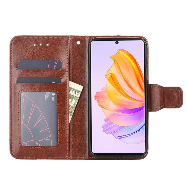 For Honor 80 SE Crystal Texture Leather Phone Case