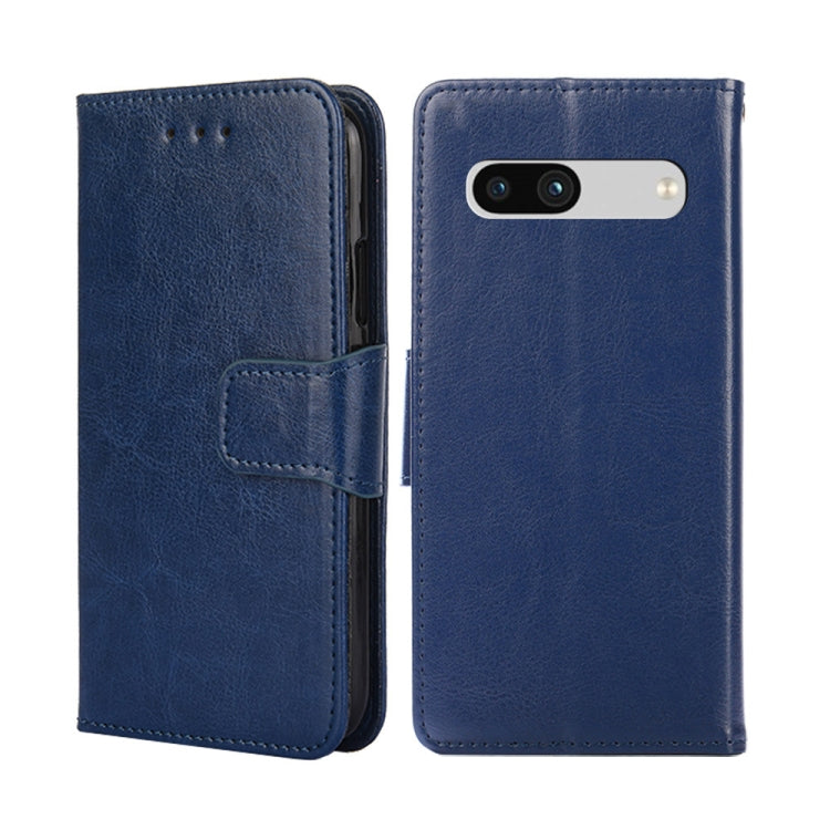 For Google Pixel 7a Crystal Texture Leather Phone Case