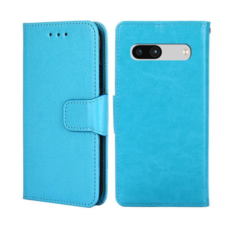 For Google Pixel 7a Crystal Texture Leather Phone Case