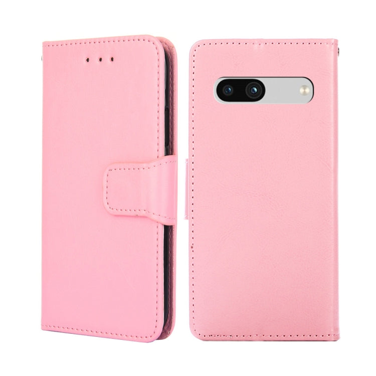 For Google Pixel 7a Crystal Texture Leather Phone Case