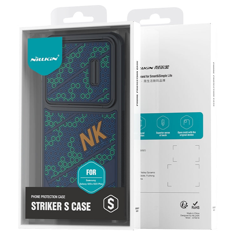 For Samsung Galaxy S23+ 5G NILLKIN 3D Lens Sliding Camera Phone Case