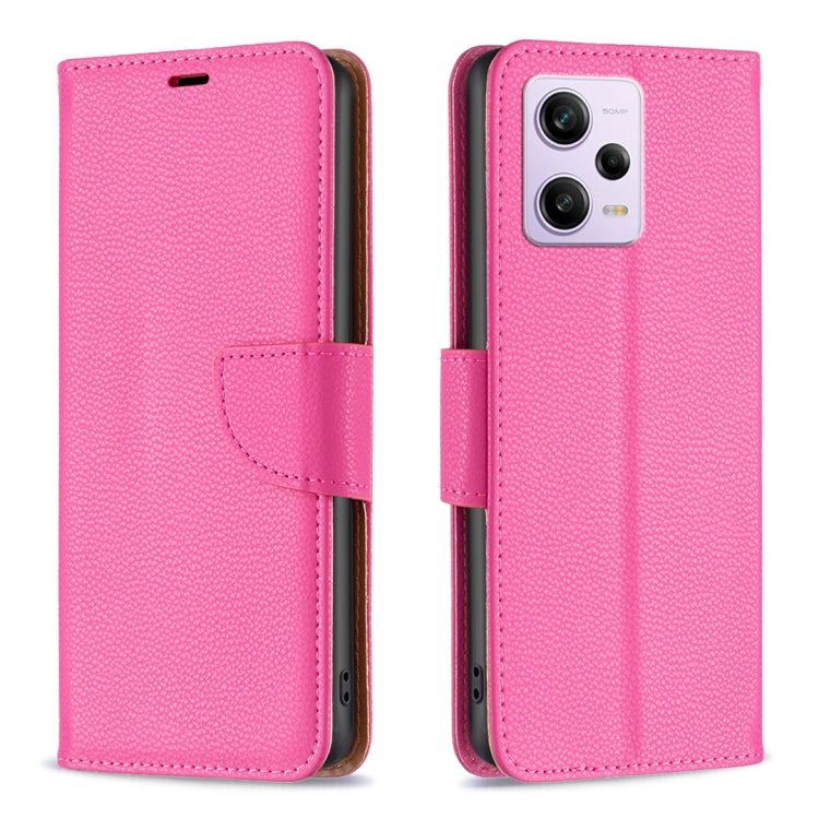 For Xiaomi Redmi Note 12 Pro+ Global Litchi Texture Pure Color Leather Phone Case