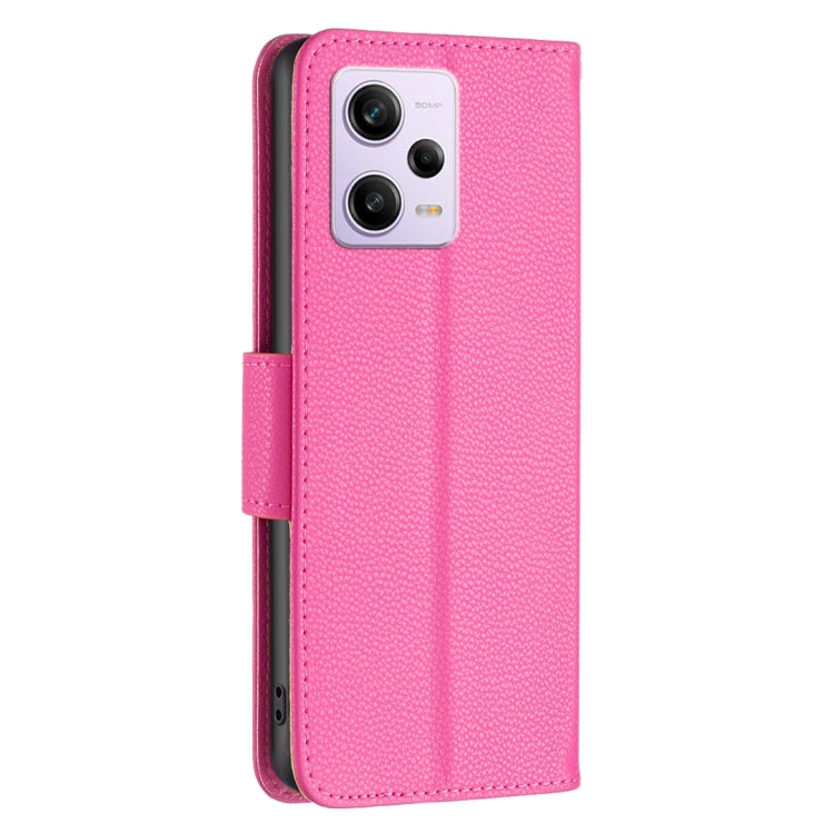For Xiaomi Redmi Note 12 Pro Global Litchi Texture Pure Color Leather Phone Case