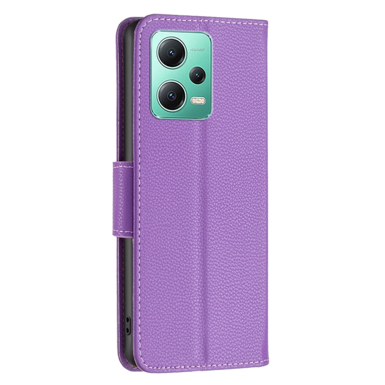 For Xiaomi Redmi Note 12 Global Litchi Texture Pure Color Leather Phone Case