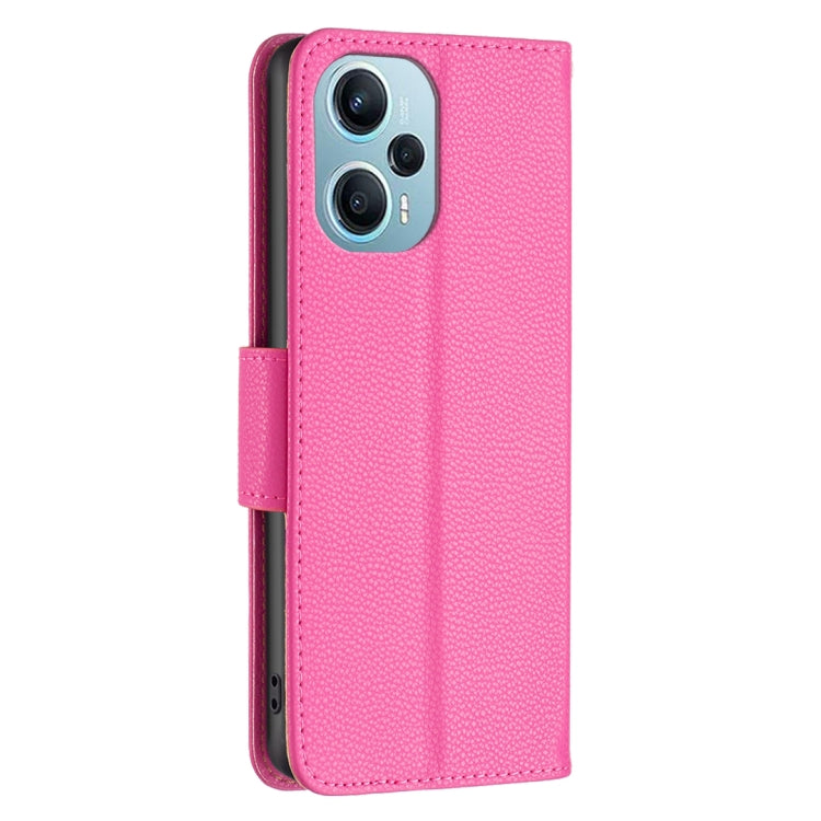 For Xiaomi Poco F5 5G / Redmi Note 12 Turbo Litchi Texture Pure Color Leather Phone Case