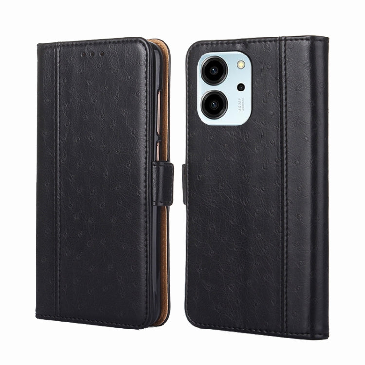 For Honor 80 SE Ostrich Texture Flip Leather Phone Case