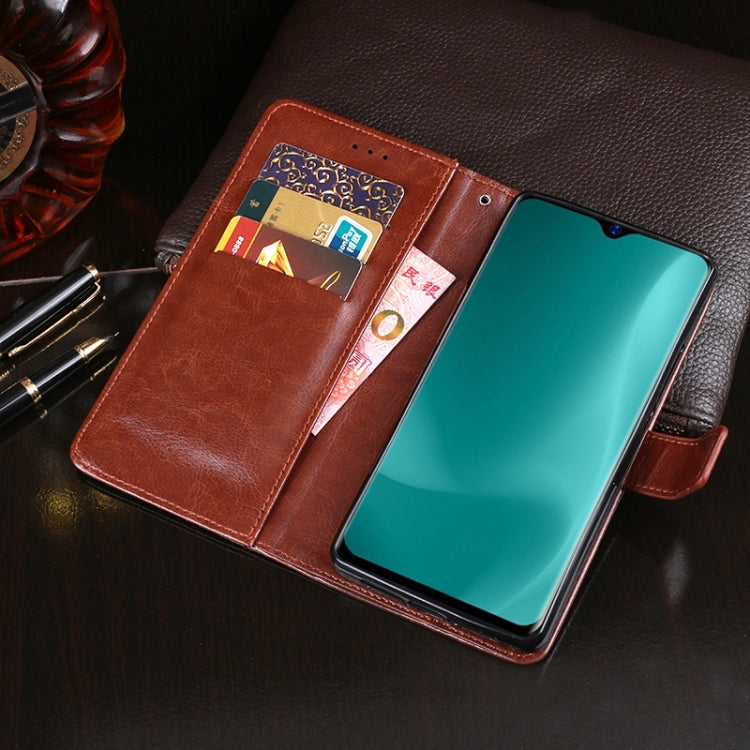 For Blackview A60 idewei Crazy Horse Texture Horizontal Flip Leather Case with Holder & Card Slots & Wallet