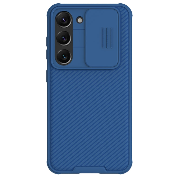 For Samsung Galaxy S23+ 5G NILLKIN Black Mirror Pro Series Camshield Phone Case