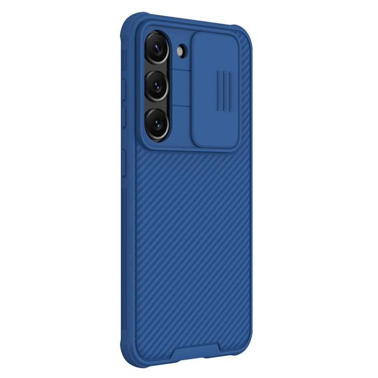 For Samsung Galaxy S23+ 5G NILLKIN Black Mirror Pro Series Camshield Phone Case