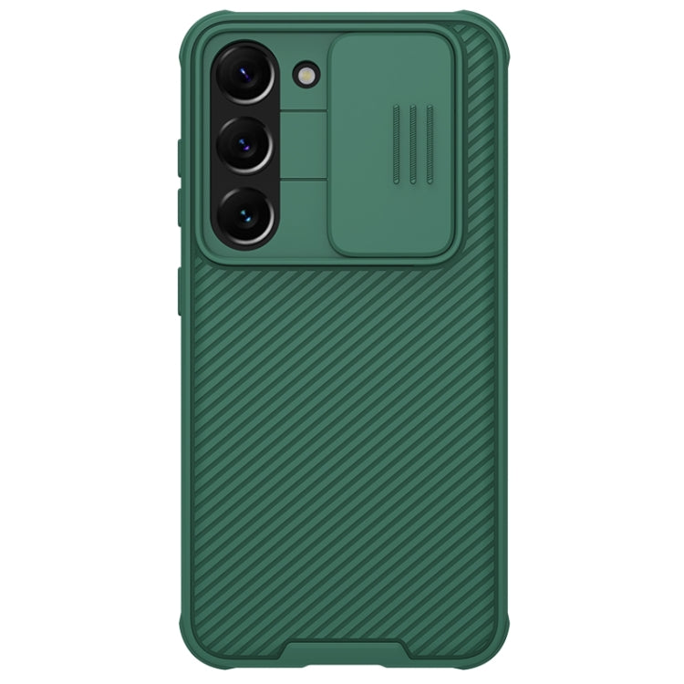 For Samsung Galaxy S23+ 5G NILLKIN Black Mirror Pro Series Camshield Phone Case