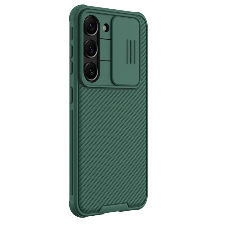 For Samsung Galaxy S23+ 5G NILLKIN Black Mirror Pro Series Camshield Phone Case