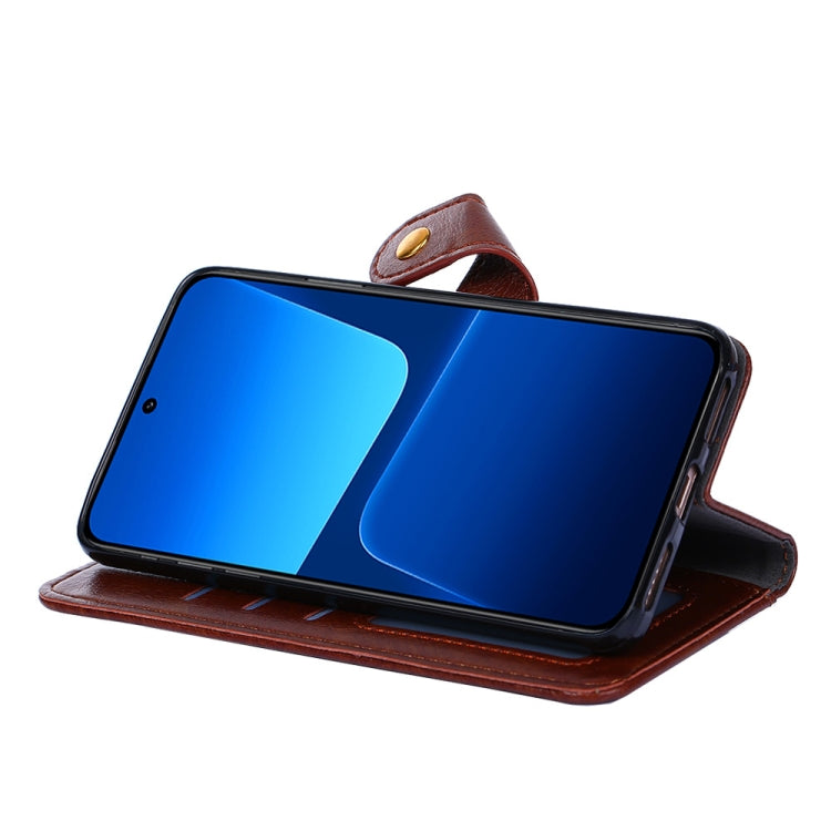 For Xiaomi 13 Zipper Bag Leather Phone Case