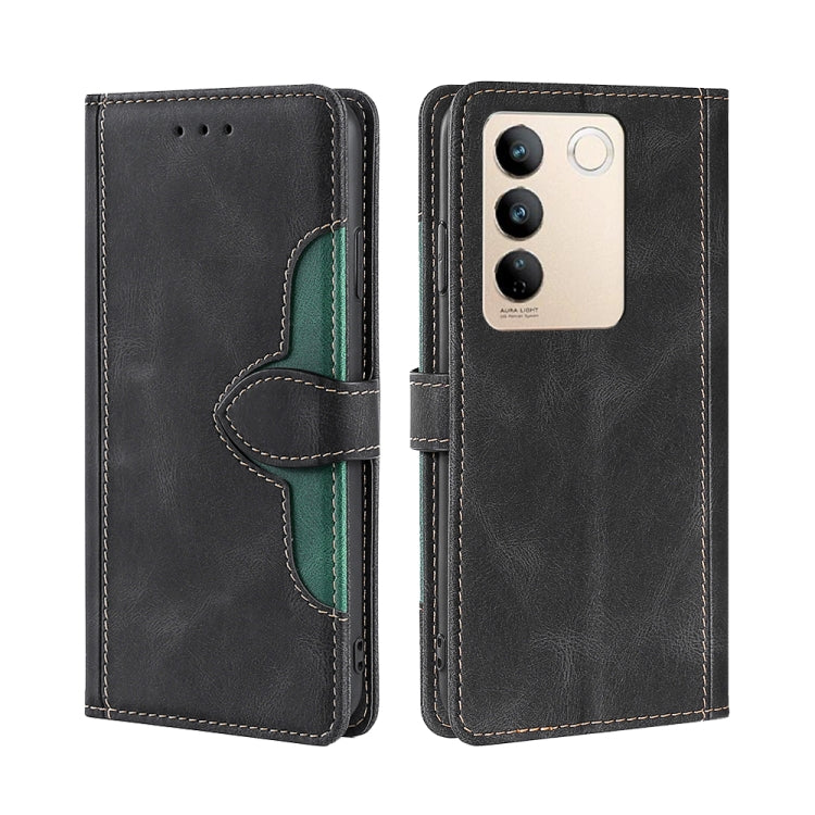 For vivo S16 / S16 Pro Skin Feel Magnetic Buckle Leather Phone Case