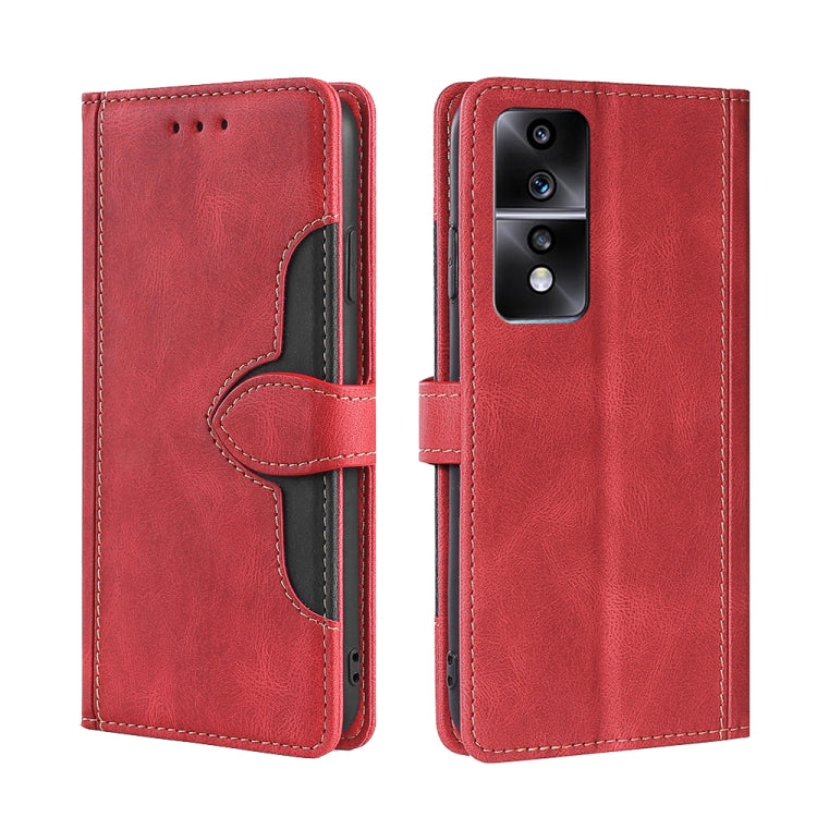 For Honor 80 GT Skin Feel Magnetic Buckle Leather Phone Case