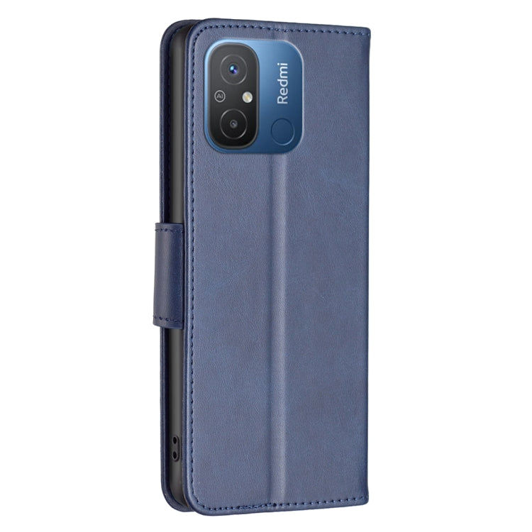 For Xiaomi Redmi 12C Lambskin Texture Leather Phone Case