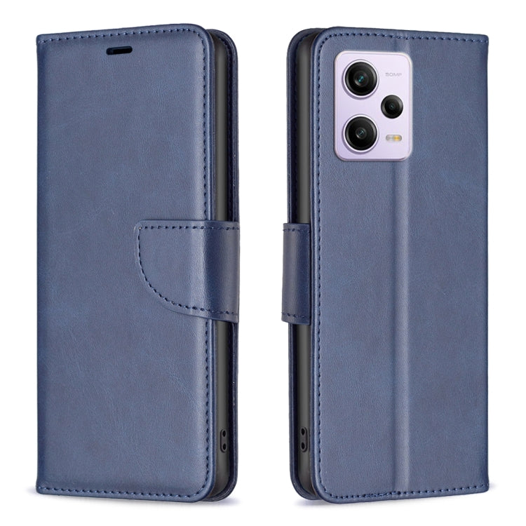 For Xiaomi Redmi Note 12 Pro+ Global Lambskin Texture Leather Phone Case