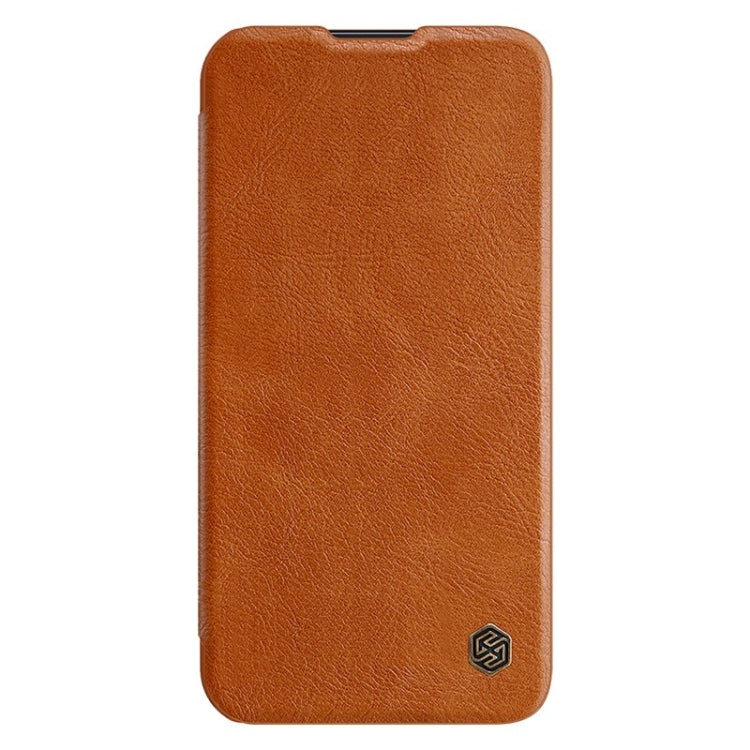 For Samsung Galaxy S23 5G NILLKIN QIN Series Pro Sliding Camera Cover Design Leather Phone Case