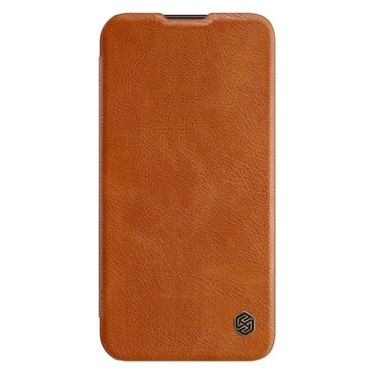 For Samsung Galaxy S23+ 5G NILLKIN QIN Series Pro Sliding Camera Cover Design Leather Phone Case