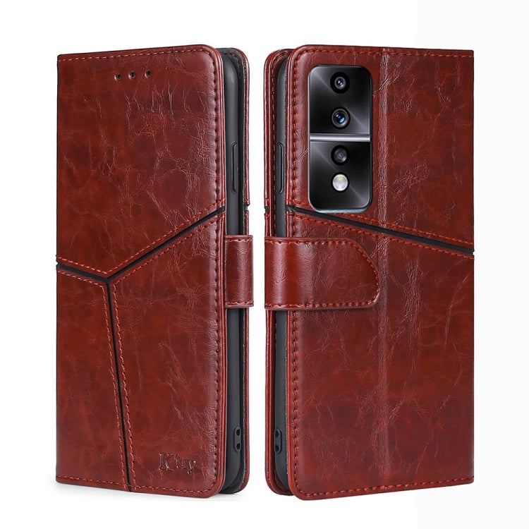 For Honor 80 GT Geometric Stitching Horizontal Flip Leather Phone Case
