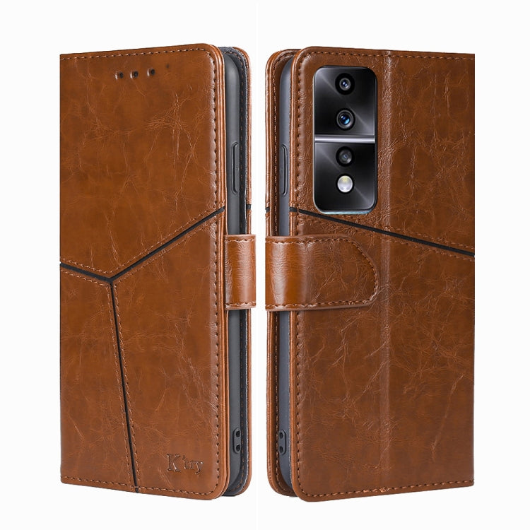 For Honor 80 GT Geometric Stitching Horizontal Flip Leather Phone Case