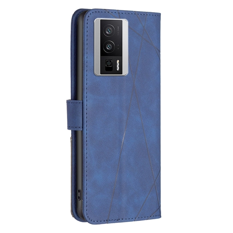 For Xiaomi Redmi K60 / K60 Pro Magnetic Buckle Rhombus Texture Leather Phone Case