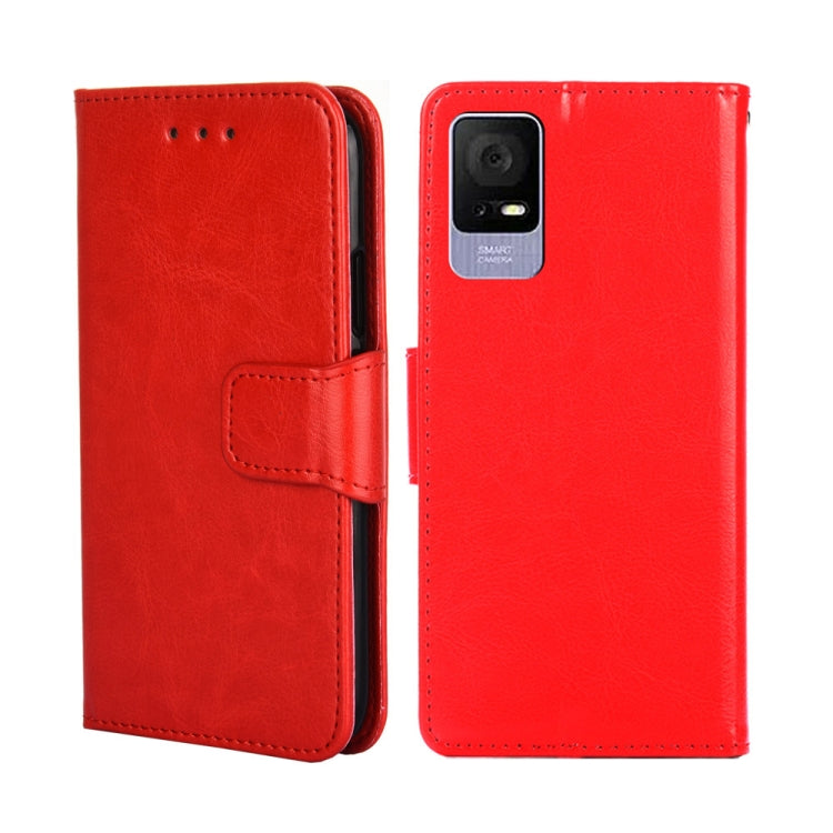 For TCL 405 / 406 / 408 Crystal Texture Leather Phone Case