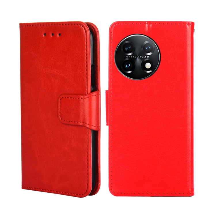 For OnePlus 11 Crystal Texture Leather Phone Case
