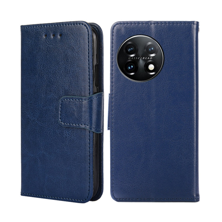 For OnePlus 11 Crystal Texture Leather Phone Case