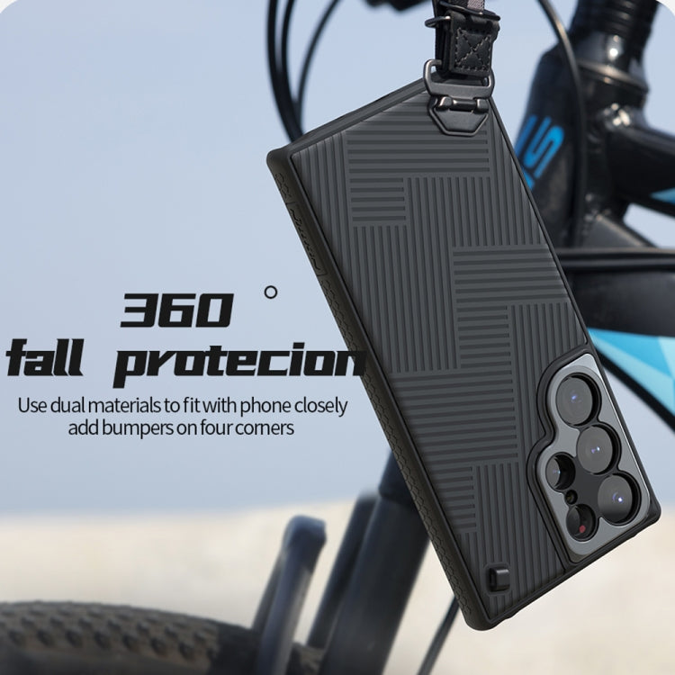 For Samsung Galaxy S23 Ultra 5G NILLKIN Shadow Series TPU Phone Case