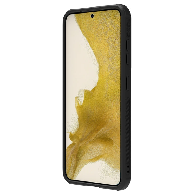 For Samsung Galaxy S23 5G NILLKIN 3D Textured Nylon Fiber TPU + PC Phone Case(Black)