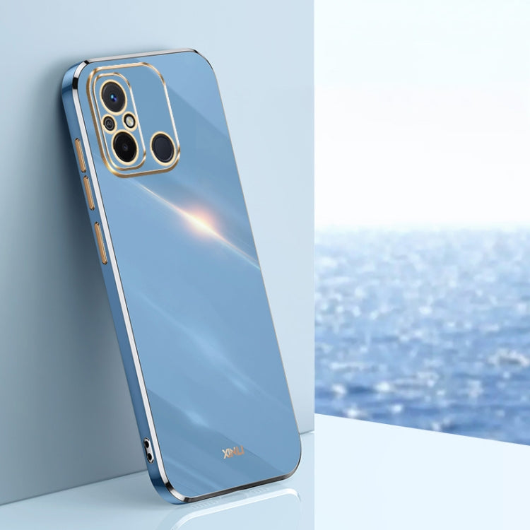 For Xiaomi Redmi 12C 4G XINLI Straight Edge 6D Electroplate TPU Phone Case
