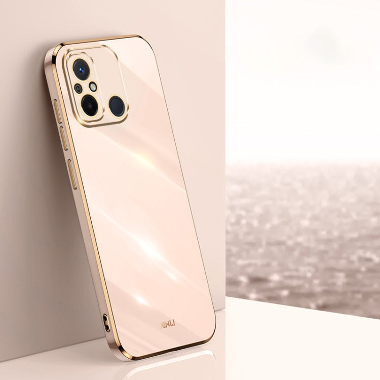 For Xiaomi Redmi 12C 4G XINLI Straight Edge 6D Electroplate TPU Phone Case